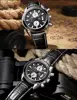 MEGIR Men Watch Top Brand Luxury Chronograph Waterproof Sport Male Clock Leather Military Army Wristwatch relogio masculino 2022 ► Photo 3/6