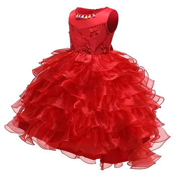 

Girl Dress New Year Costume Kid Dresses Girls Clothes Party Princess Vestidos year birthday Dress Christmas baptism 2-10Y