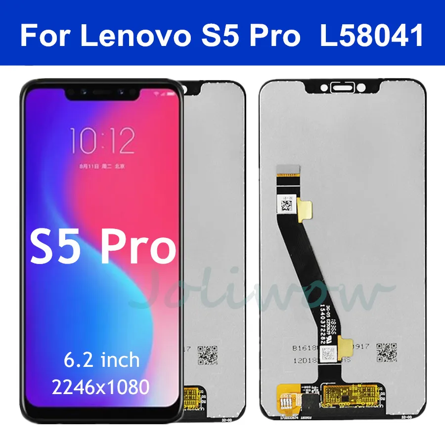 ЖК дисплей и дигитайзер сенсорного экрана в сборе для Lenovo S5 Pro L58041 pro|Экраны