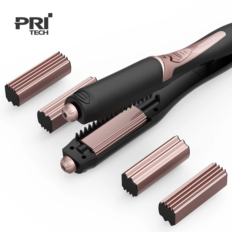 

Pritech TA-679 Professional Hair Tool Curling Iron Multifunctional Four In One Hair Styler Low Power Electric Curling Hair Waver