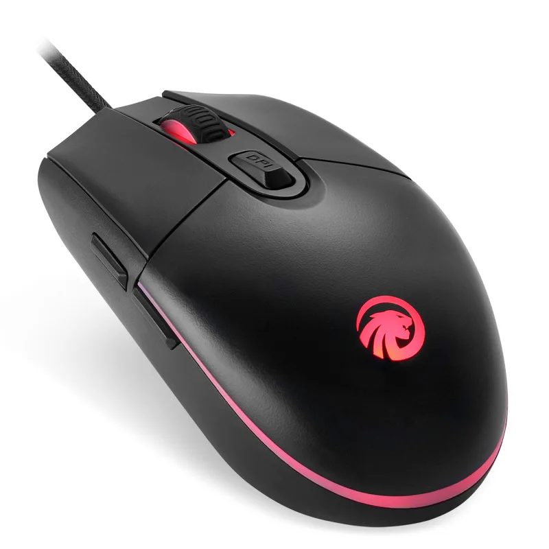 

XQ New Computer Mouse 3200 Dpi Wired Mouse Ergonomic Optical Mouse Office Business Mouse 6 Buttons Fast Move Mouse for Laptop Pc