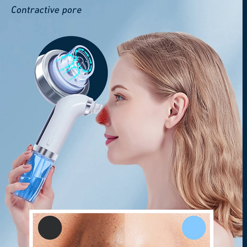 HydraPeel Suction Beauty Device Blackhead Remover Pore Vacuum Electric Blackhead Vacuum Cleaner Extractor Tool