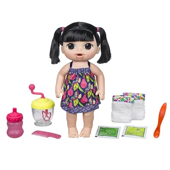 

Hasbro Baby Alive Vinyl Doll Drinking Pee Cute Babies Reborn Silicone Girl Gift Pretend Interactive Toys