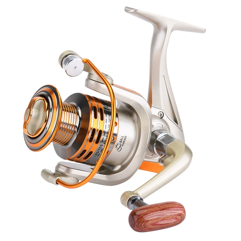 

Goture TOP2000A-7000A Metal Spinning Reel 13+1BB Smooth Fishing Reel With Comfortable Cord knob