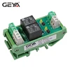 GEYA FY-T73 2 Channel Relay Module Din Rail 12V 24V AC230V Relay Interface PLC Control ► Photo 2/6