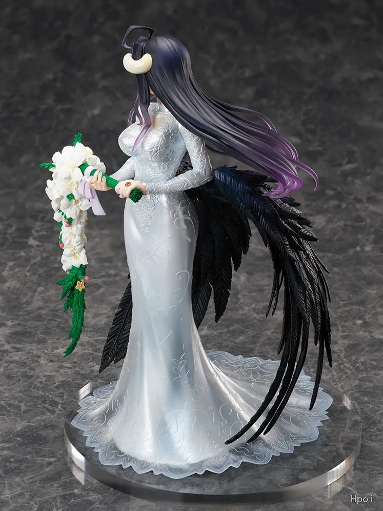 Anime Overlord Albedo Wedding Dress Ver PVC Figur Modell Spielzeug Anime Overlord Albedo Wedding Dress Ver PVC Figur Modell Spielzeug