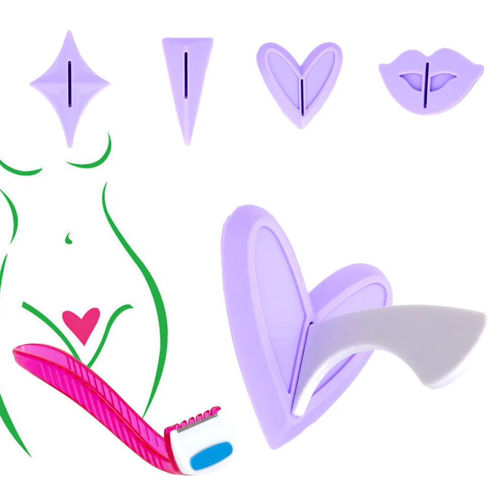 Vatine Pubic Hair Shaping Template Razor Pubic Hair Trimmer Sex