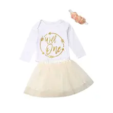 Осенний комплект из 3 предметов для новорожденных девочек; одежда для маленьких девочек; Топ; комбинезон; юбка для маленьких девочек; Повседневный осенний комплект