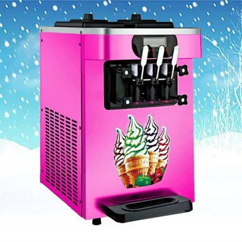 

3 flavors Ice cream maker Commercial automatic ice cream machine Small soft ice cream machine 220V / 110V