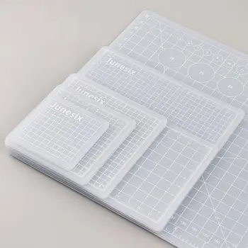 

Translucent Cutting Pad Hand Account Sticker Scraping Compound PVC Multi-Purpose Cutting Pad Rubber Stamp Cutting Board For