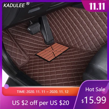 

KADULEE Custom car floor mats for BYD all models F0 F3 Surui SIRUI G3 F6 M6 L3 G5 G6 S6 S7 E6 E5 car styling accessories