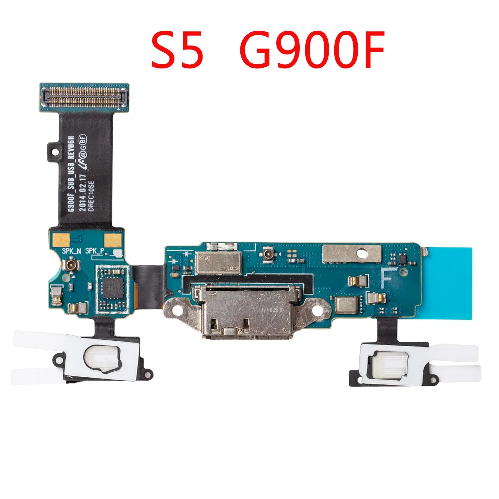 USB-порт для зарядки Samsung Galaxy S5 G900F печатная плата зарядное устройство док-разъем
