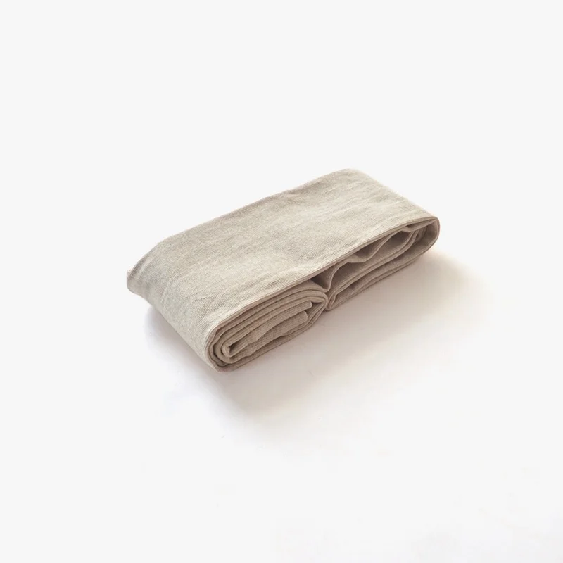 COOTELILI/осенне-зимние леггинсы для девочек плотные теплые хлопковые леггинсы с эластичной резинкой на талии штаны для девочек брюки для детей 90-135 см - Цвет: beige