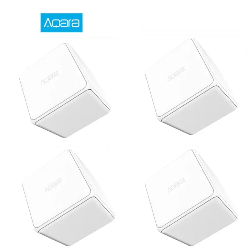 Контроллер aqara Magic Cube управление версией Zigbee шесть действий с приложением для
