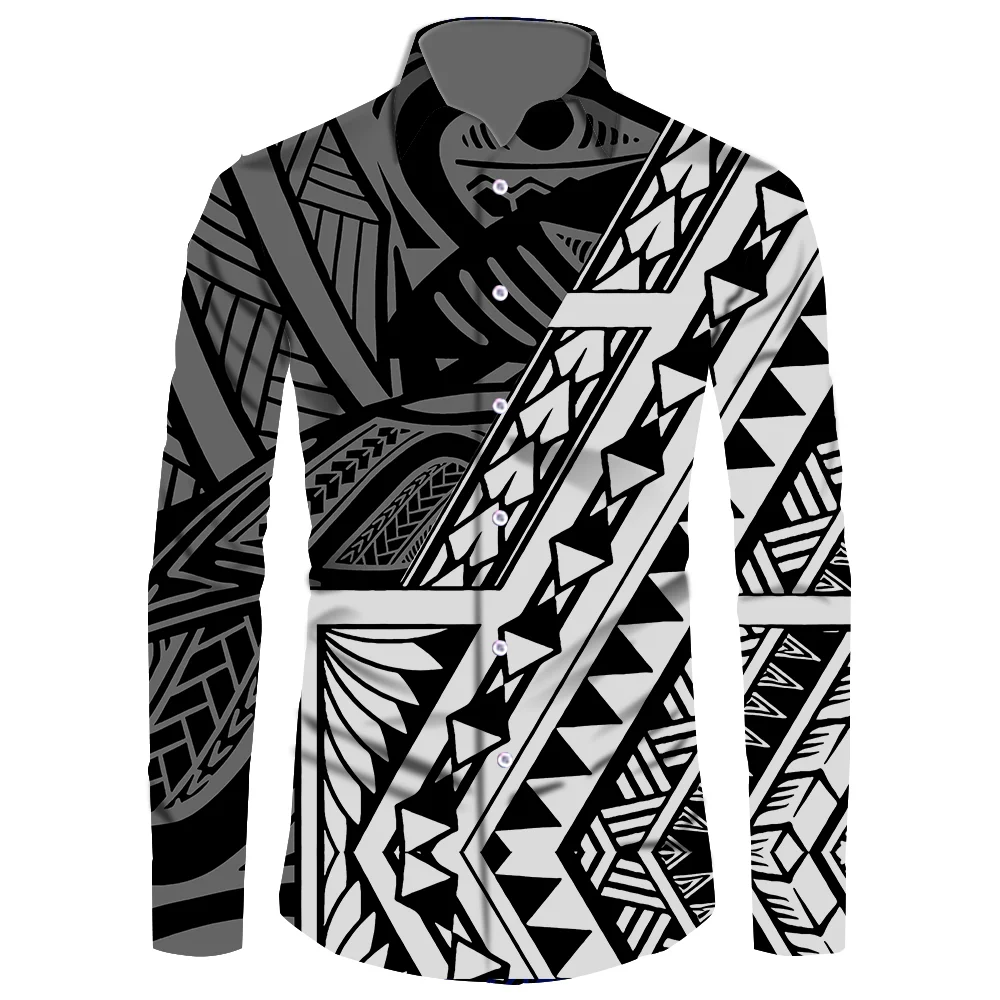 2XS-6XL Men's Suit Collar Coats Long Sleeve Loose Hawaiian Shirt Camisa Masculina Streetwear Fashion Social Shirts Yellow