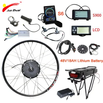 

48V 500W Electric Bike kit Electric Bicycle Kit 48V18AH Battery With Luggage 26" 700C 28" Motor Wheel ebike elektrikli bisiklet