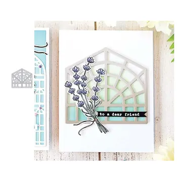 

JC Pentagon Grid Windows Metal Cutting Dies DIY Scrapbooking Die Cut Card Make Stencil Craft Paper Mold Mould Model Decoration