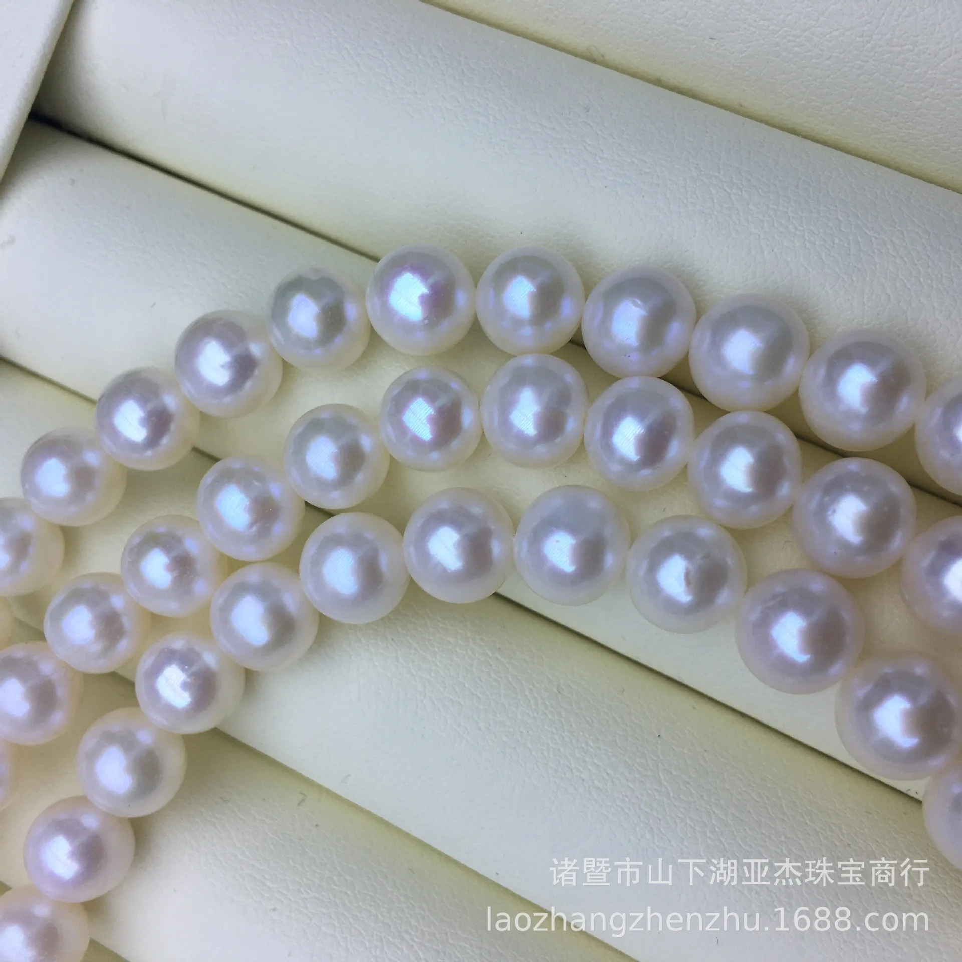 

Lao Zhang Jewelry Freshwater Pearls Necklace 8-9 Mm Circle-Handmade Customizable Jewelry Bracelets