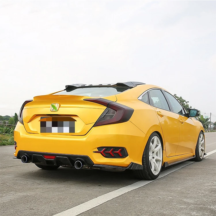 Новый высококачественный ABS спойлер Неокрашенный задний для автомобиля Honda Для
