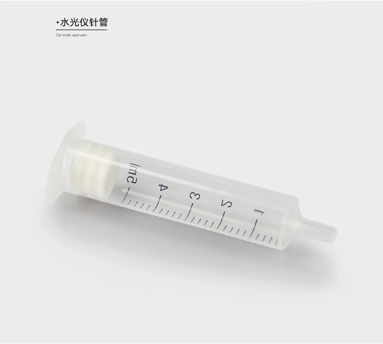 10pcs Syringes 5 pin воды мезотерапия одноразовые иглы картридж, 5 штифтов ручной инъекции pinhead для эстетического восстановления лица HD100 - Габаритные размеры: 10pcs Syringes