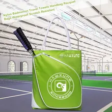 Спорт на открытом воздухе бадминтон портативные непромокаемые полотенца устойчивые к царапинам ракетки сумки для мужчин и женщин Дорожная сумка на молнии для тенниса