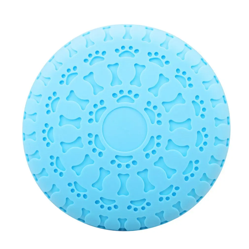 Укус собаки игрушка для животных, из ТЭП летающая игрушка собака земледелия обучение летающая игрушка Интеллектуальное развитие чувствительный обучающая игрушка игрушки для домашних животных - Цвет: blue