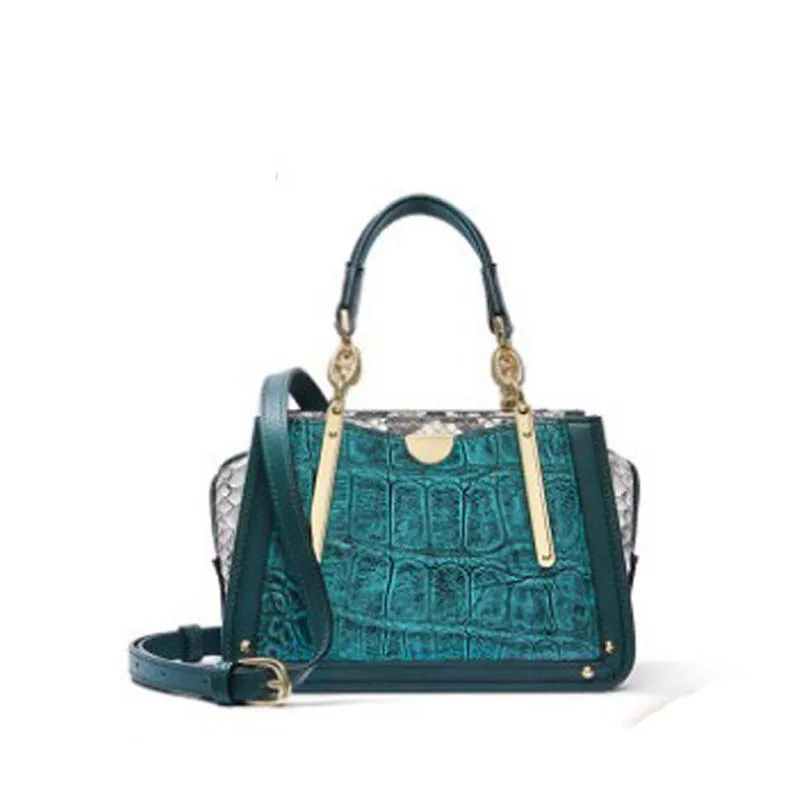 Gete Nieuwe Krokodil Lederen Dames Cross-Body Vrouwen Tas Mode Een Schoudertas Retro Draagbare Python Side Vrouwen handtas Gete Nieuwe Krokodil Lederen Dames Cross-Body Vrouwen Tas Mode Een Schoudertas Retro Draagbare Python Side Vrouwen handtas