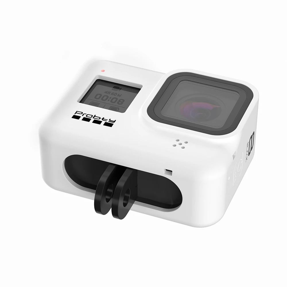 GoPro Hero 8 블랙 액세서리 케이스 GoPro Hero 8 블랙 히어로 카메라용 보호 실리콘 케이스 스킨