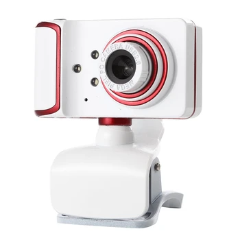 

Computer Camera, USB Plug-And-Play Webcam with Microphone Video Live Broadcast