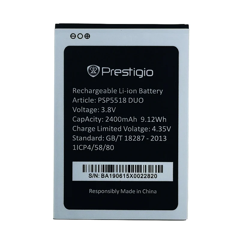 

100% Original PSP5518 DUO 2400mAh NEW Battery For Prestigio Muze X5 X 5 Lte Mobile Phone High quality battery+Tracking Number