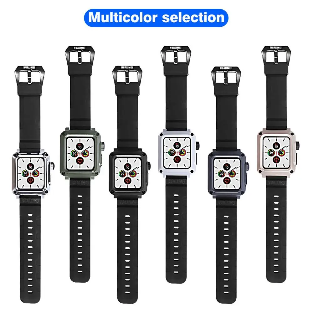 Металлический Универсальный защитный чехол для iwatch SE 6 5 4 40 мм 44 Мужской