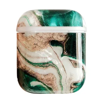 

Imd Marble For Airpods2 Headphone Case Waterproof And Dustproof Wireless Headphone Protection Cover Green