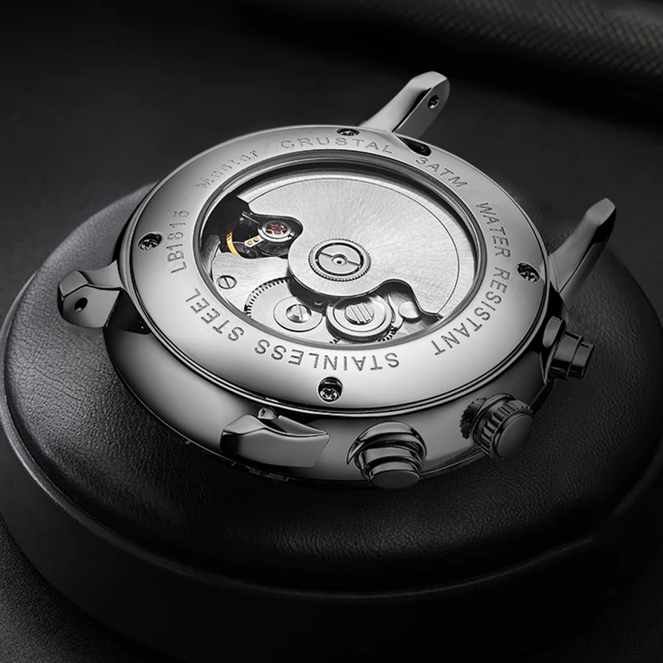 SOLLEN Orologio automatico minimalista da uomo, movimento meccanico