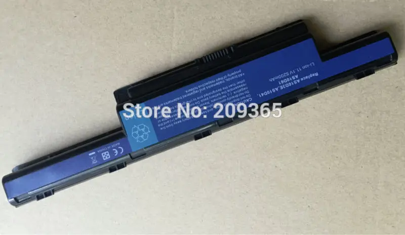 5200 мА/ч, Батарея для acer Aspire V3-771G 4741 5551 5552 5552G 5551G 5560 5560G 5733 5741 AS10D31, AS10D51, AS10D61, AS1 Быстрая