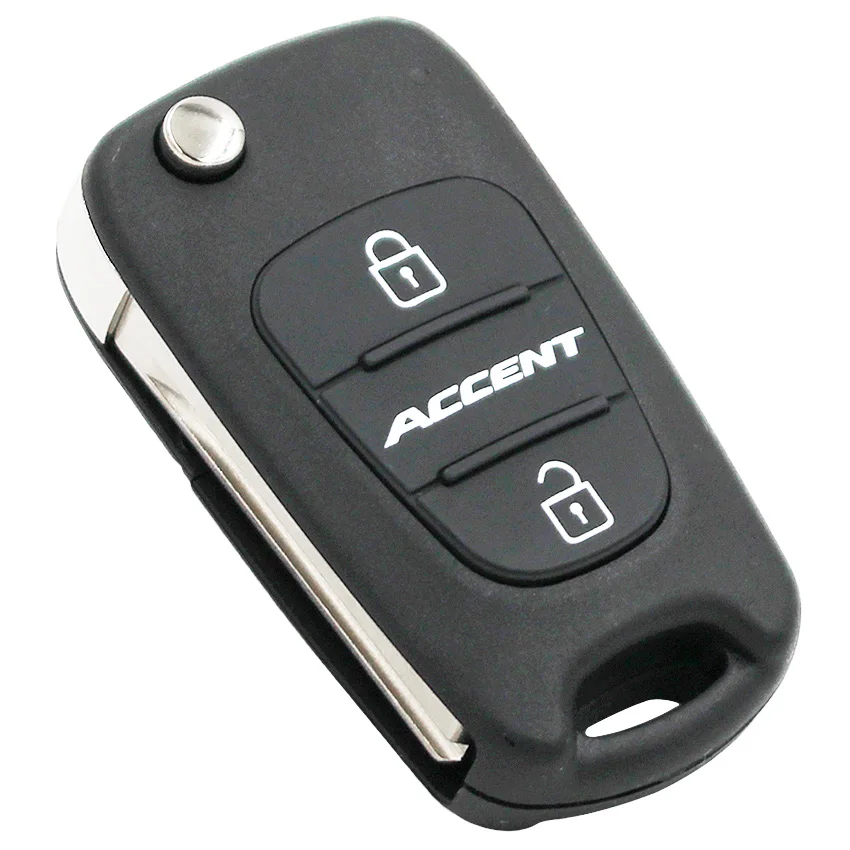 Откидной складной чехол для ключей для hyundai Accent 2011-2013 чехол для дистанционного ключа Fob 3 кнопки