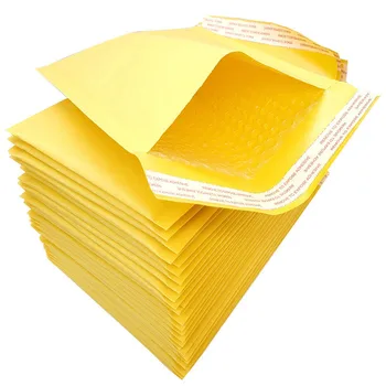 

4 sizes 50 Pcs Kraft Paper Bubble Envelopes Bags Padded Mailers Shipping Envelope With Bubble Mailing Bag