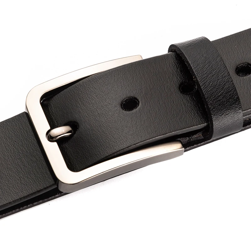 

Classic Pure Color Men Belt Obese Men Large Size 140CM 150CM 160CM Black Coffee Fashion Business Pin Buckle Man Belts
