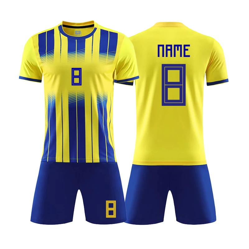 

2021 New Arival Soccer Uniform For Mens Club Team Customize Soccer Jerseys Kids&Adult Football Shirts Asian Size 3SX-3XL