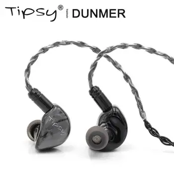

Tipsy Dunmer HIFI Audio 9.2mm Dynamic Driver Monitor DJ Studio In-ear Earphone with 2 Pin 0.78mm Detachable Cable Earbuds