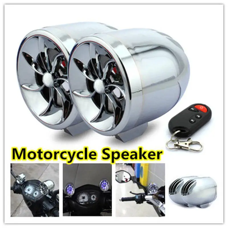 Колонка для мотоцикла Электрический мотоцикл аудио Музыка MP3 стерео плеер водонепроницаемый Противоугонный динамик FM USB SD AUX