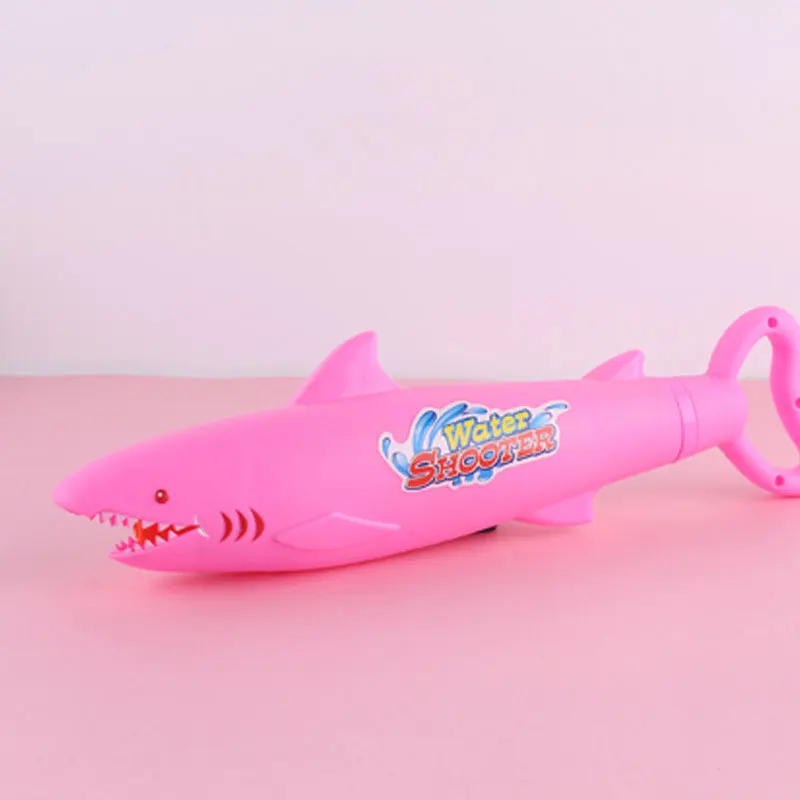 Детские Игрушки для ванны, Акула, игровая водяная пушка, детские водные игрушки, Веселый водяной пистолет, детская игрушка для купания на открытом воздухе, пляжный пистолет, портативный