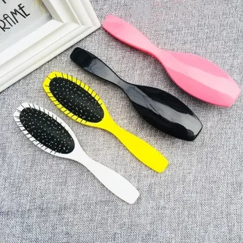 

Brush Hair Piece Extension Training Head Steel Tooth Comb Pro Anti-static Brush For Salon Styling Tool Scalp massage hairbrush