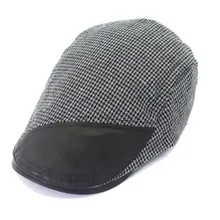 Новинка, модная зимняя шапка, ласточка, берет для женщин, шапки для мужчин, плоский берет, берет, шапки