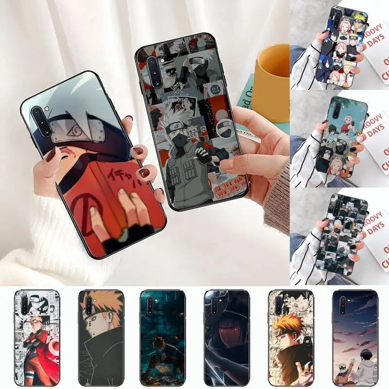 

Cool Naruto Japanese anime Phone Case For Samsung Galaxy S8 S9 S10 Plus S10E Note 3 4 5 6 7 8 9 10 Pro Lite cover
