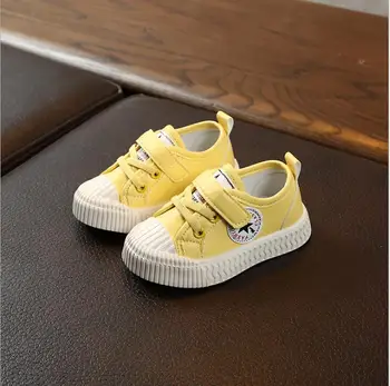 

Children Canvas Shoes Boys Sneakers Breathble Autumn New Fashion Kids Sports Shoes Student Single Girls Shoes