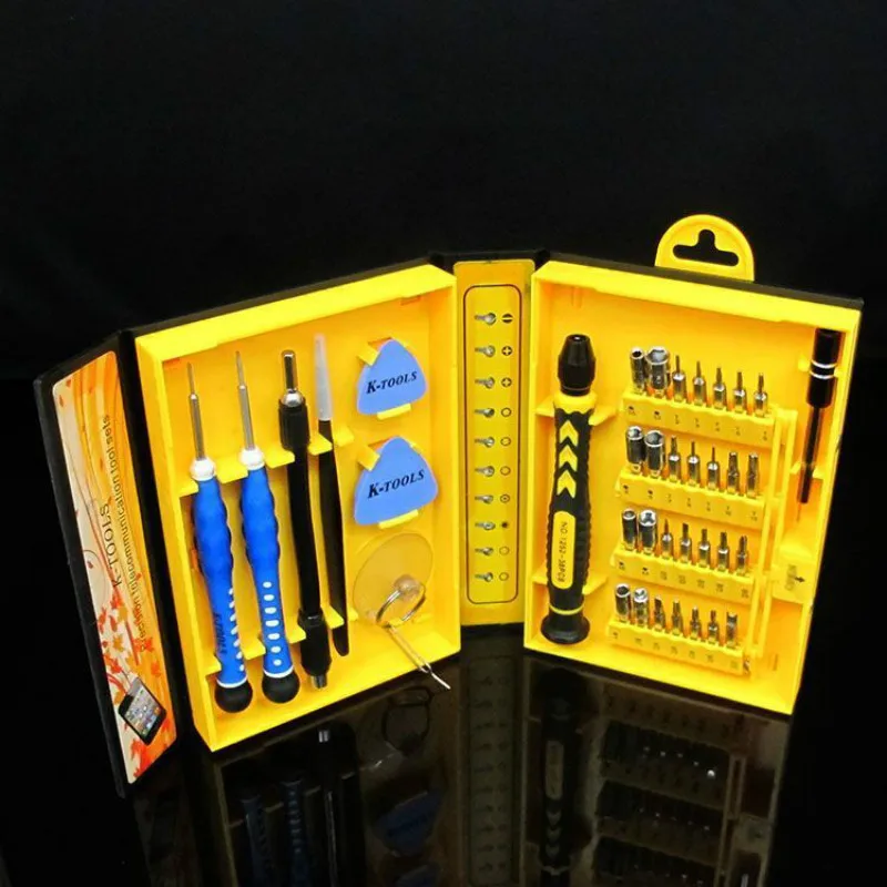 

38pcs Maintenance Computer Mobile Phone Multi-functional Screwdriver Set Manual Dismounting Screw Driver Tool Combination