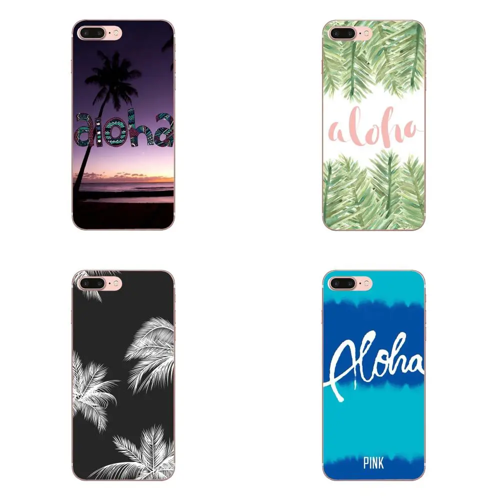 Summer Hawaii Aloha Tree Soft Cases Cover For Huawei Honor 4C 5A 5C 5X 6 6A 6X 7 7A 7C 7X 8 8C 8S 9 10 10i 20 20i Lite Pro | Мобильные