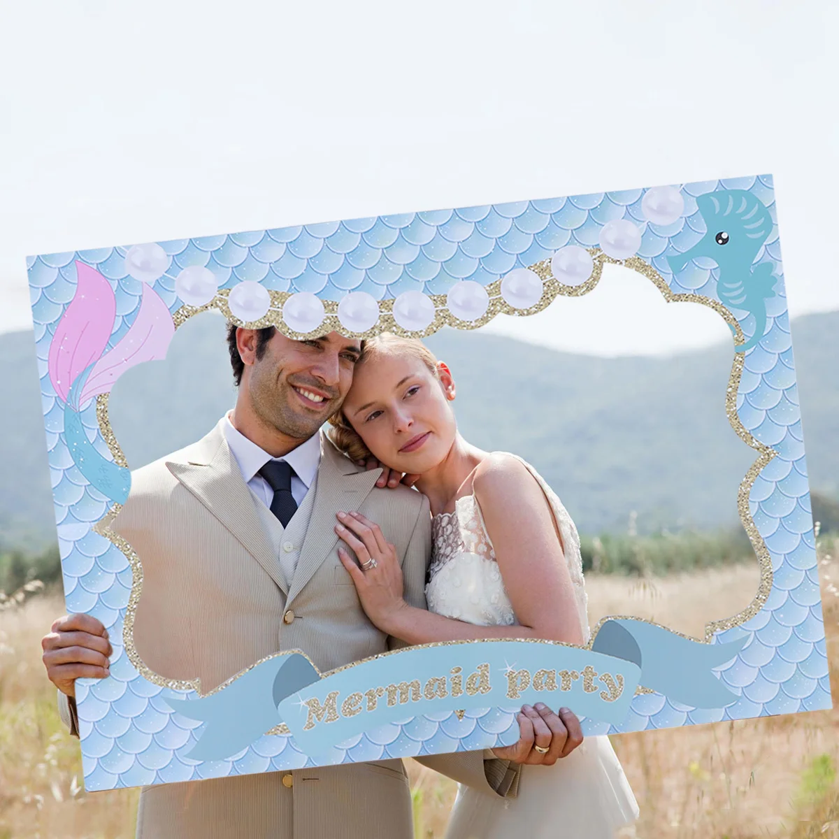 1 шт. вечерние бумажные фоторамки с русалочкой романтическая фоторамка ручной