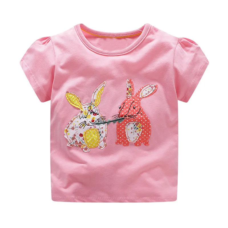 Little maven 2-7Year Кролик Аппликация Мальчики Топы Футболка Лето Дети Дети Мальчики Шорты Одежда Bebe La camiseta