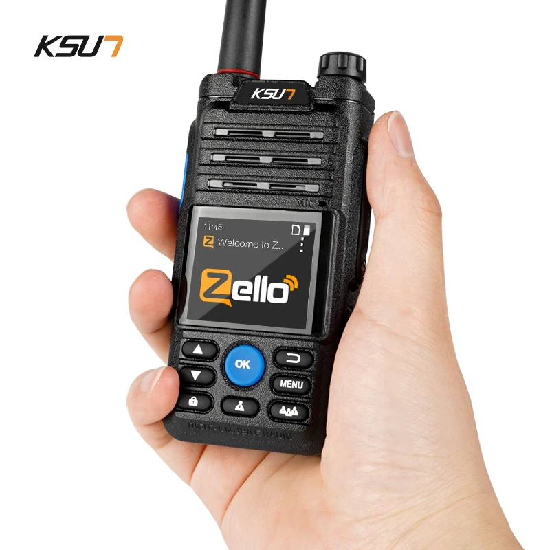 Zello-Talkie Walperforé longue portée 100 km, écouteurs gratuits, réseau  radio 4G Realptt, radio AmPuebell Mobile